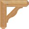 Ekena Millwork Funston Craftsman Rough Sawn Bracket, Western Red Cedar, 4"W x 18"D x 18"H BKT04X18X18FST04RWR - alternate 2